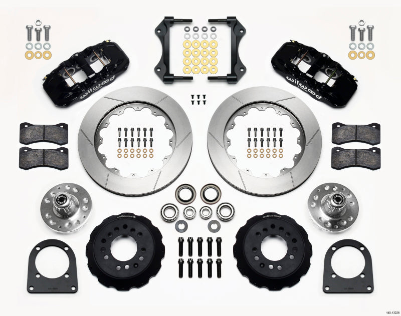 Wilwood AERO6 Front Hub Kit 14.00in TCI-IFS 71-78 (Pinto Based) 140-13226 140-13226 Photo - Primary