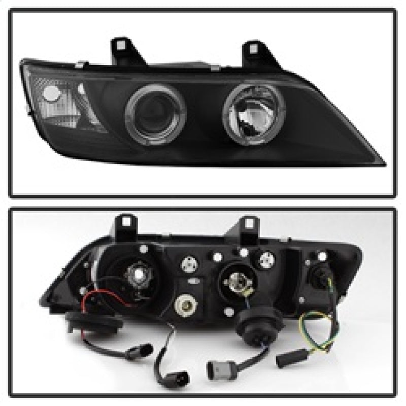 Spyder BMW Z3 96-02 Projector Headlights LED Halo Black High H1 Low H1 PRO-YD-BMWZ396-HL-BK 5009081 5009081 Photo - Unmounted