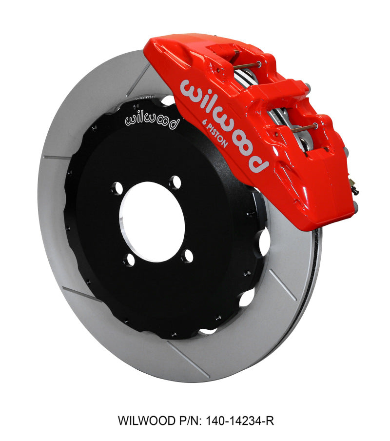 Wilwood DP6A Front Hat Kit, 12.88", Red, 2016-Up Mazda MX5 Miata 140-14234-R User 1