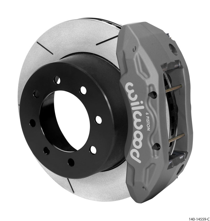 Wilwood TX6R Rear Kit 15.50in Gray Hard Anodize w/ Lines 13-17 Ford F250/F350 4WD 140-14559-C 140-14559-C User 1