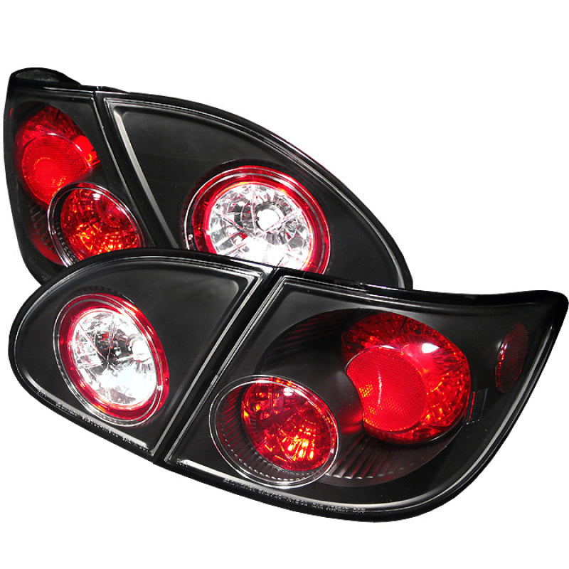 Spyder Toyota Corolla 03-08 Euro Style Tail Lights Black ALT-YD-TC03-BK 5007339 5007339 Photo - Primary