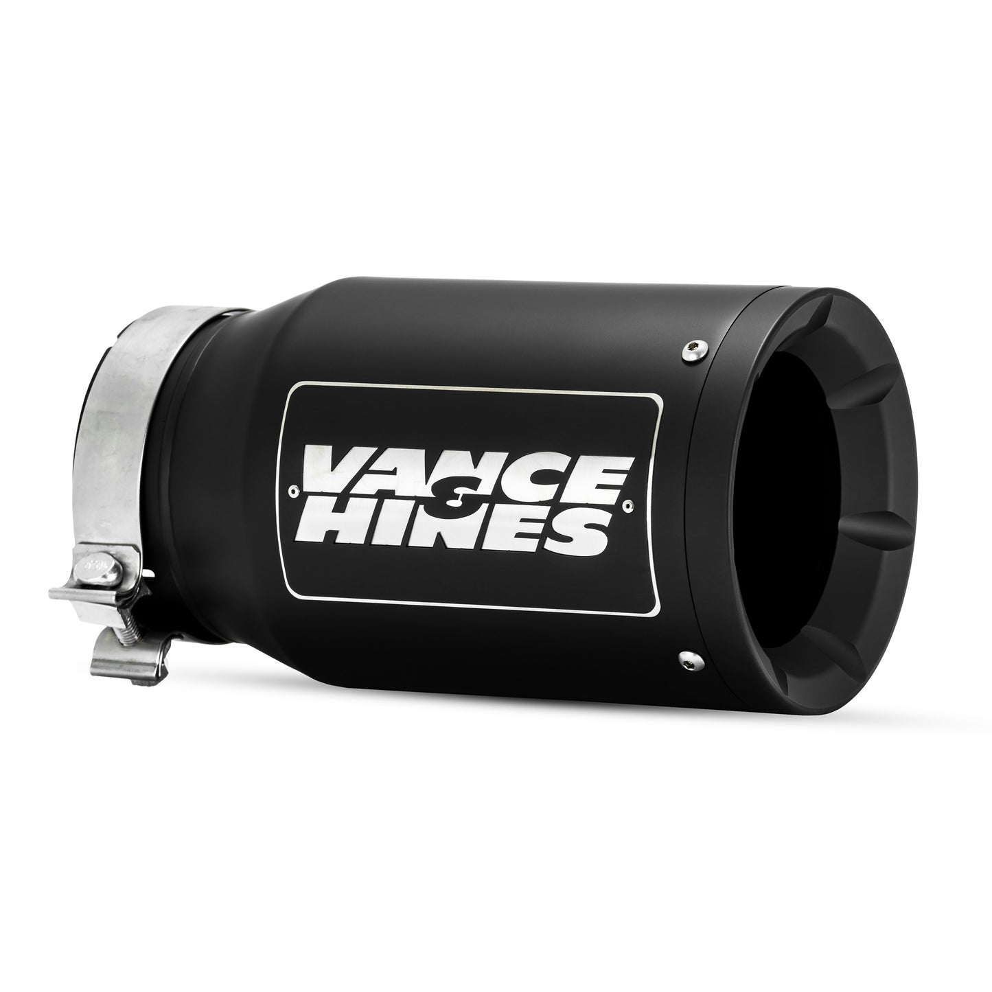 Vance and Hines Vance & Hines 5inX6.5inX12in Universal Exhaust Tip Eliminator Black for Catback Exhaust 46912