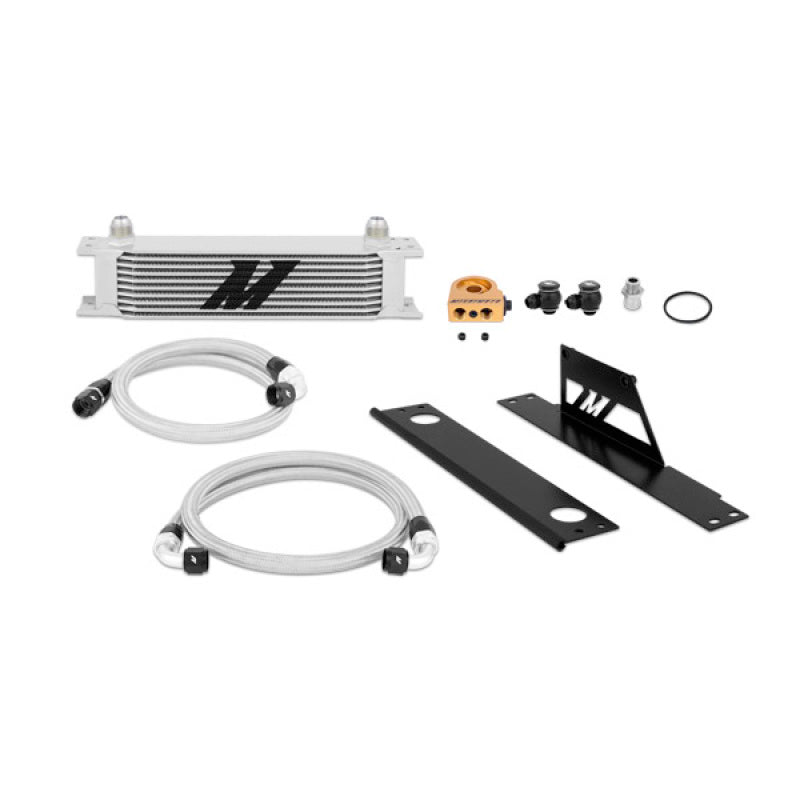 Mishimoto Thermostatic Oil Cooler Kit -Silver 2001-2005 Subaru WRX and STI MMOC-WRX-01T Photo - Primary