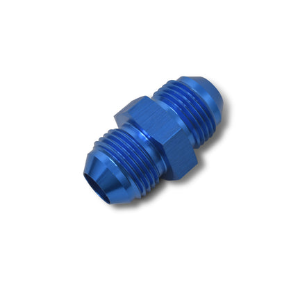 Russell -6 AN Flare Union Adapters (Blue Finish) 660350 Photo - out of package
