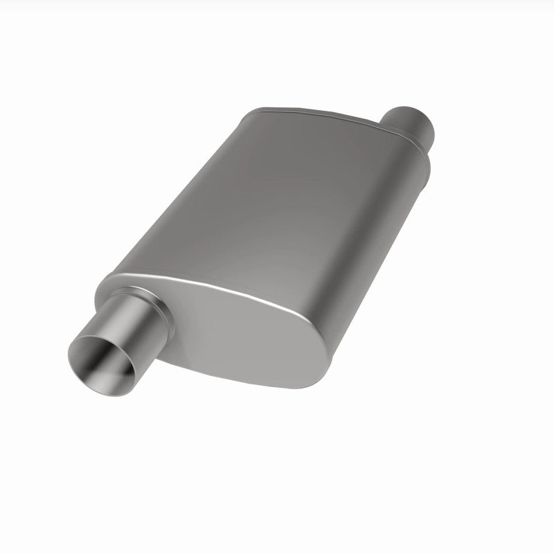 MagnaFlow 4" X 9" Oval Offset/Offset XL Multi-Chamber Performance Muffler 13236 360 Degree Image Set