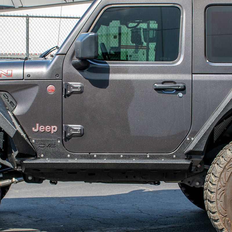 DV8 Offroad 2018+ Jeep Gladiator Frame Mounted Sliders SRJL-26 SRJL-26 Photo - Mounted