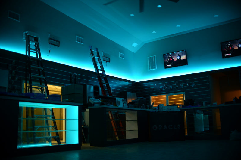 ORACLE Lighting Oracle Exterior Black Flex LED 12in Strip - RGB ColorSHIFT 3804-333 3804-333 Photo - lifestyle view