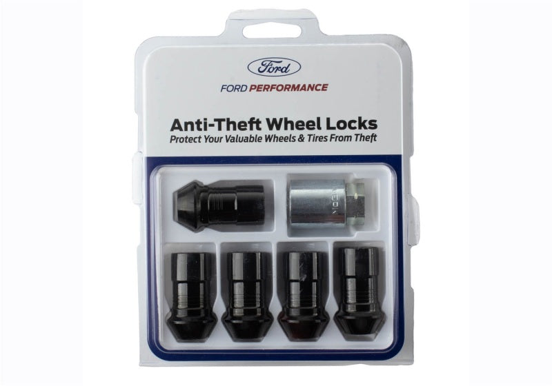 Ford Racing 2023+ Ford Bronco Raptor  M14 x 1.5 Black Security Lug Nut Kit - Set of 5 M-1A043-A5 M-1A043-A5 Photo - Unmounted