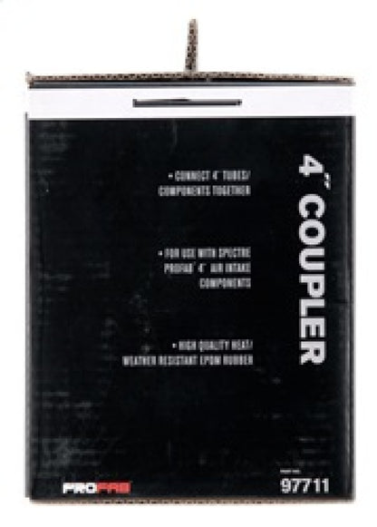 Spectre Coupler 4in. ID - Black 97711 97711 Photo - in package