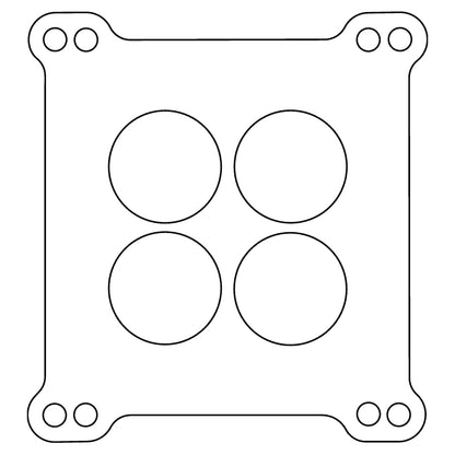 Cometic Gasket Cometic Carter AFB Holley 4 Barrel .039in Fiber Carburetor Gasket - 4-Hole - Double Drilled C15181 C15181 Photo - Primary