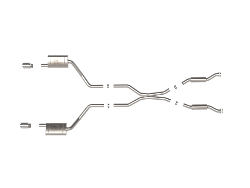 aFe 11-21 Dodge Durango V6-3.6L/V8-5.7L MACH Force-Xp 304 SS Cat-Back Exhaust System w/ Polished Tip 49-32086-P 49-32086-P Photo - Unmounted