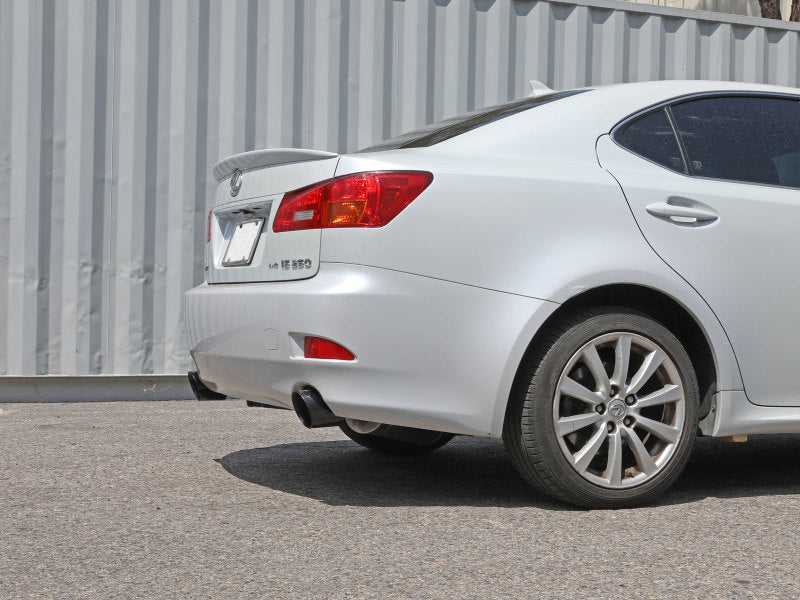 aFe POWER Takeda 06-13 Lexus IS250/IS350 SS Axle-Back Exhaust w/ Black Tips 49-36055-B 49-36055-B Photo - Mounted