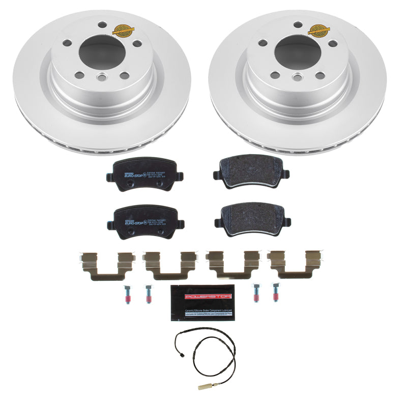 PowerStop Power Stop 10-13 BMW 128i Rear Euro-Stop Brake Kit ESK6348 ESK6348 Photo - Primary