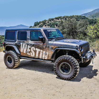Westin 18-23 Jeep Wrangler JL Unlimited 4dr Rock Slider - Textured Black 42-14065 42-14065 Photo - Mounted