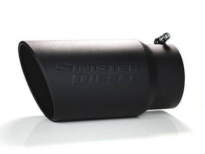 Sinister Diesel Universal Black Ceramic Coated Stainless Steel Exhaust Tip (5in to 6in) SD-5-6-BLK SD-5-6-BLK Photo - Primary