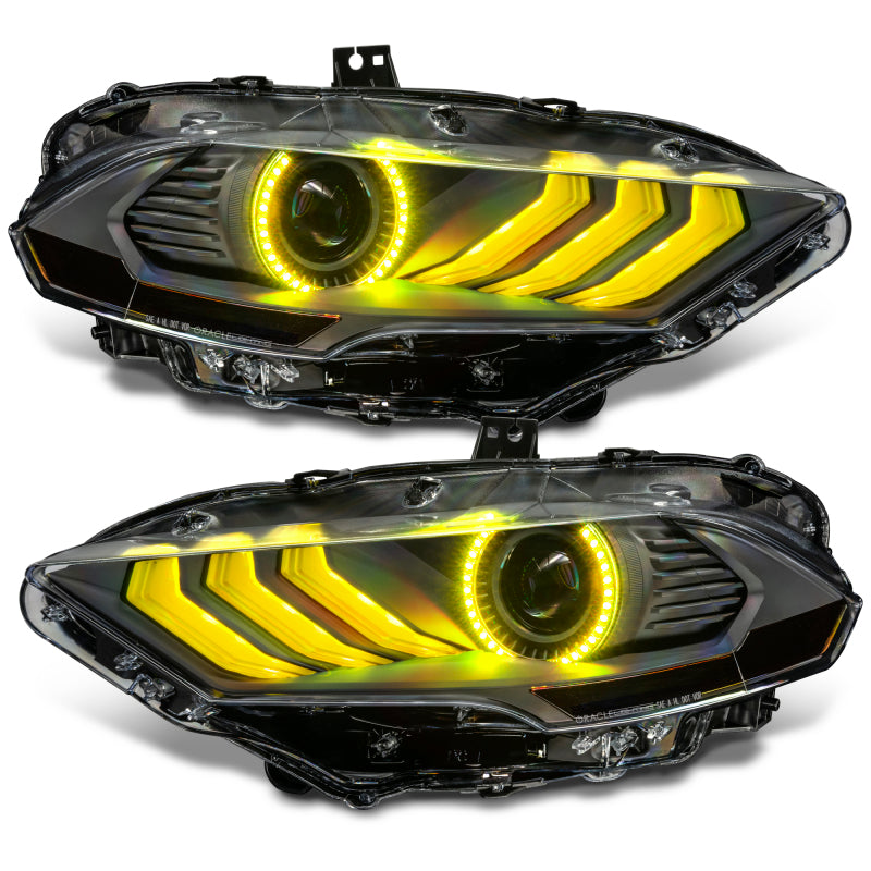 ORACLE Lighting 18-23 Ford Mustang Dynamic ColorSHIFT LED Headlights - Black Series 8204-332 8204-332 Photo - out of package