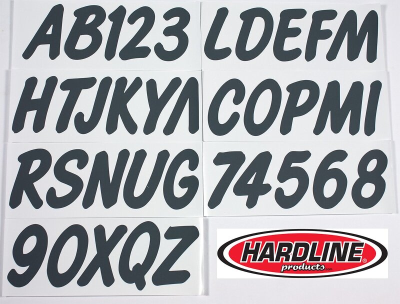 Hardline HRL Registration Letters Exterior Styling Stickers/Decals/Banners main image