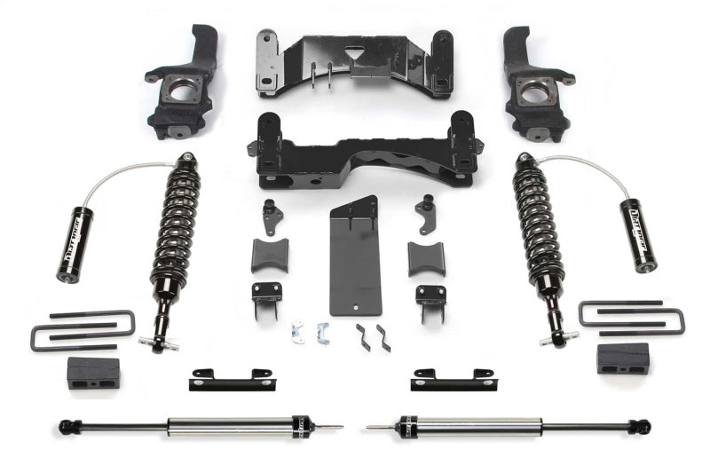 Fabtech 16-19 Toyota Tundra TRD PRO 4WD 4in Perf. System w/DL 2.5 Resi Coilovers & Rear DL Shocks K7078DL K7078DL Photo - Primary