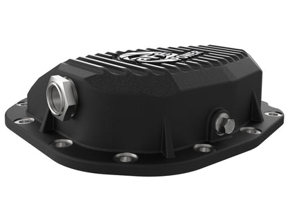 aFe Rear Differential Cover (Black Machined; Pro Series); 15-19 Ford F-150 V6-2.7L (t) (12-Bolt) 46-71181B 46-71181B Photo - Unmounted
