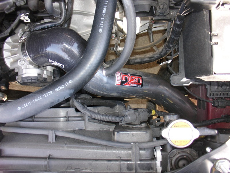 Injen 09-10 Kia Forte 2.4L 4cyl Manual Only Polished Cold Air Intake w/ Cover Plate SP1321P SP1321P Photo - Mounted