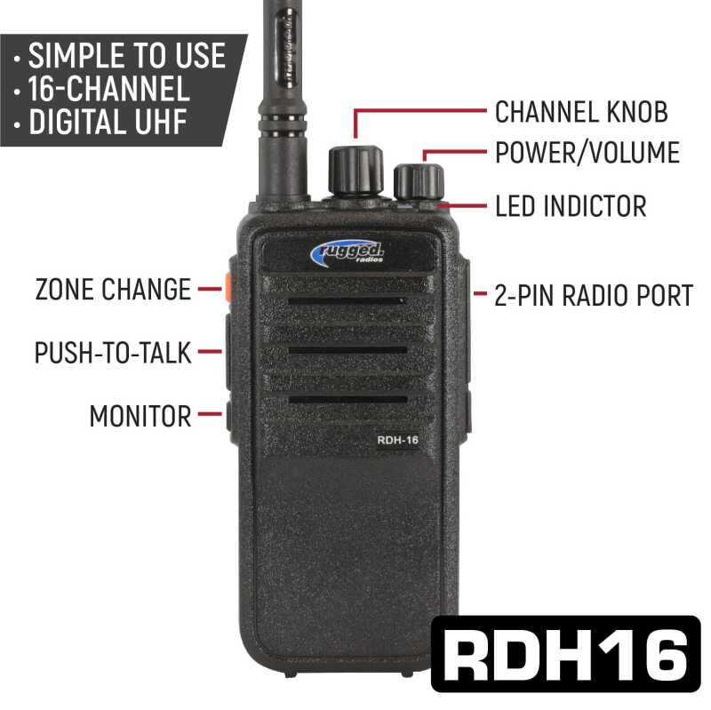 Rugged Radios NASCAR and IMSA Racing Comm System NASCAR / R1 / Safety Yellow NASCAR-R1-HV NASCAR-R1-HV Photo - Primary