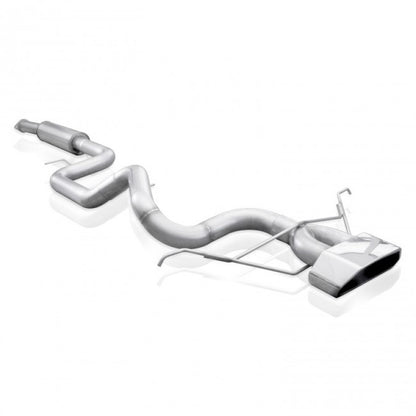 Stainless Works 2013-18 Ford Focus ST 3in Catback Vintage Round Muffler Wide Tip FC13CB-WT FC13CB-WT Photo - Primary