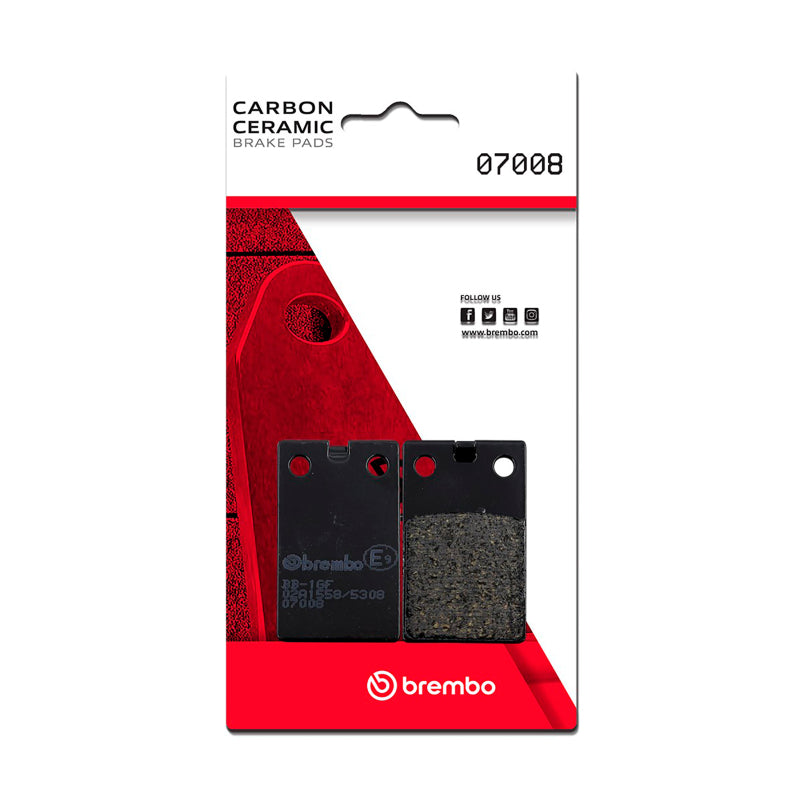 Brembo OE Aprilia Red Rose/Malaguti Crosser/TGB R/Tomos Bt Carbon Ceramic Brake Pad - Front 07008 07008 User 1