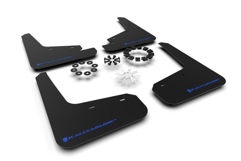 Rally Armor 20-21 Tesla Model Y UR Black Mud Flap w/ Blue Logo MF72-UR-BLK/BL MF72-UR-BLK/BL Photo - Primary