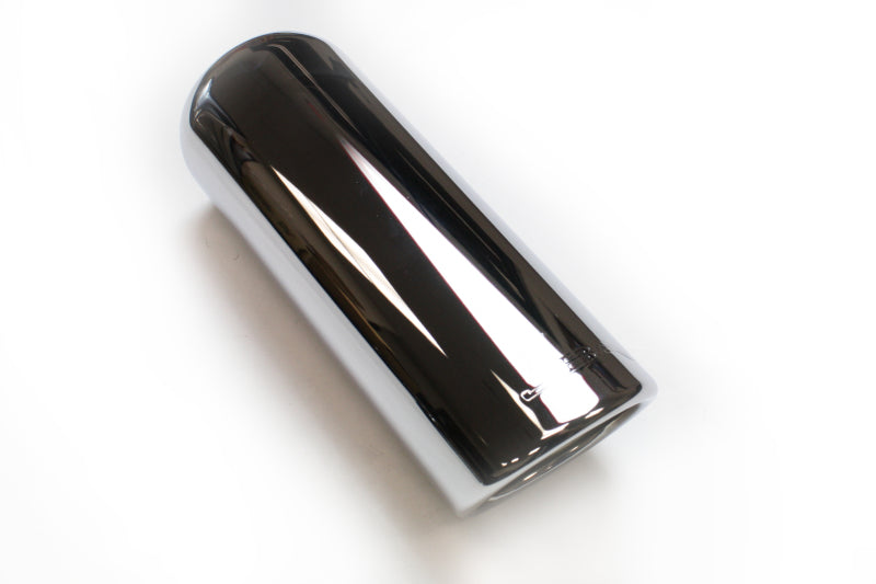 JBA 3in x 3.5in x 9in Rolled Stainless Steel Chrome Plated Exhaust Tip 12-08204 12-08204 Photo - Primary