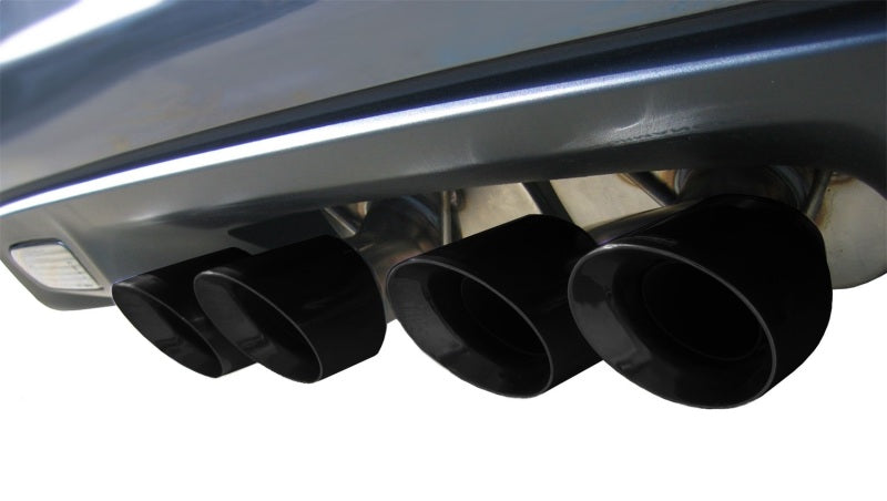 Corsa Performance 06-11 Chevrolet Corvette C6 Z06/ZR1 Sport Cat-Back Dual Rear 14164CB1BLK Photo - Mounted