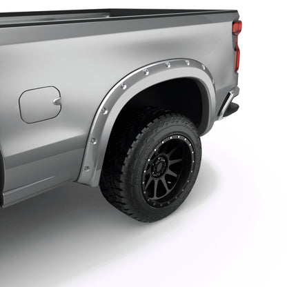EGR 2019 Chevy 1500 Color Match Style Fender Flare - Set - Switchblade Silver 791694-GAN 791694-GAN User 2