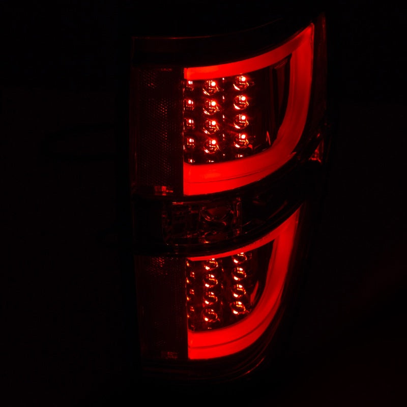 Anzo 2009-2013 Ford F-150 LED Taillights Chrome 311259 Photo - Mounted