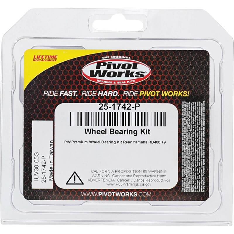 Pivot Works Yamaha Wheel Bearing Kit Premium Bearings 25-1742-P 25-1742-P Photo - Primary