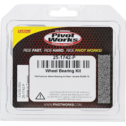Pivot Works Yamaha Wheel Bearing Kit Premium Bearings 25-1742-P 25-1742-P Photo - Primary