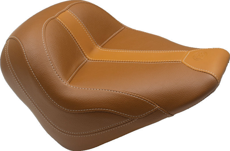 Mustang Motorcycle Mustang 06-17 Harley Dyna Wide Touring Passenger Seat - Black 76119 76119 Photo - Primary