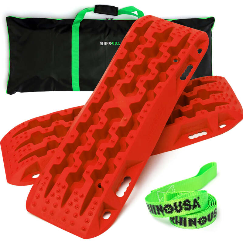 Rhino USA Recovery Traction Boards - Red (Pair) RG-TB42X13-RED RG-TB42X13-RED Photo - Primary