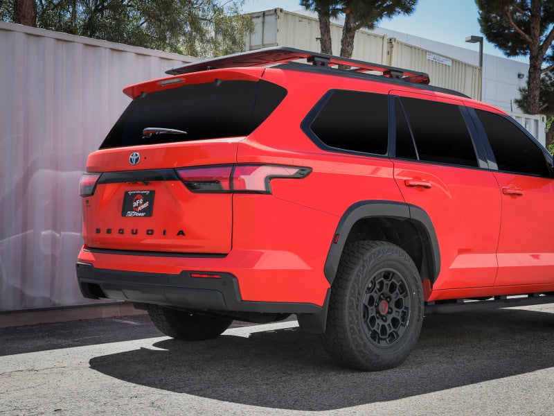 aFe 23-24 Toyota Sequoia V6 3.4L Vulcan Series 2-1/2in to 3in 304 SS Cat-Back Exhaust System 49-36069 49-36069 Photo - Mounted