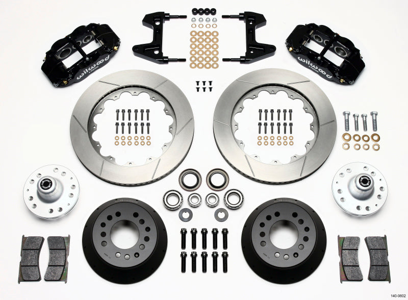 Wilwood FNSL6R Front Hub Kit,14.00" 74-80 Pinto/Mustang II Disc Spindle Only 140-9802 Photo - Primary