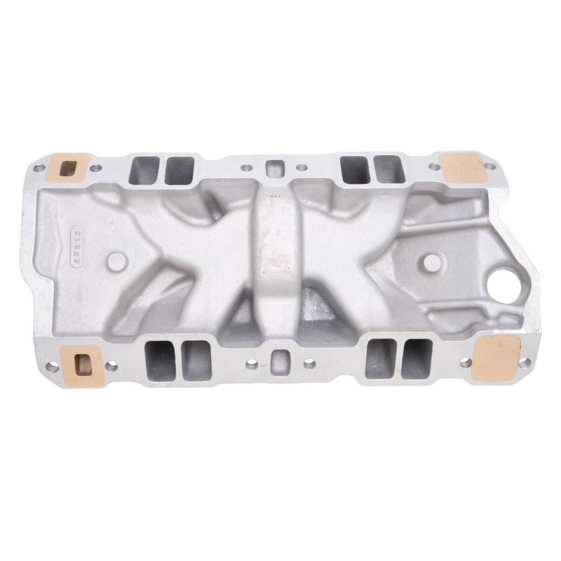 Edelbrock RPM Q-Jet Marine, SBC 23-Degree, 1955-1986, Manifold, with Brass 2504 Photo - out of package