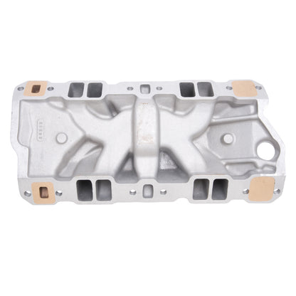 Edelbrock RPM Q-Jet Marine, SBC 23-Degree, 1955-1986, Manifold, with Brass 2504 Photo - out of package