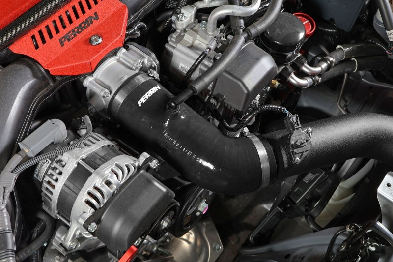 Perrin Performance Perrin 22-23 Subaru BRZ/Toyota GR86 Silicone Inlet Hose (3in. ID / SS Wire) - Black PSP-INT-432BK PSP-INT-432BK User 1