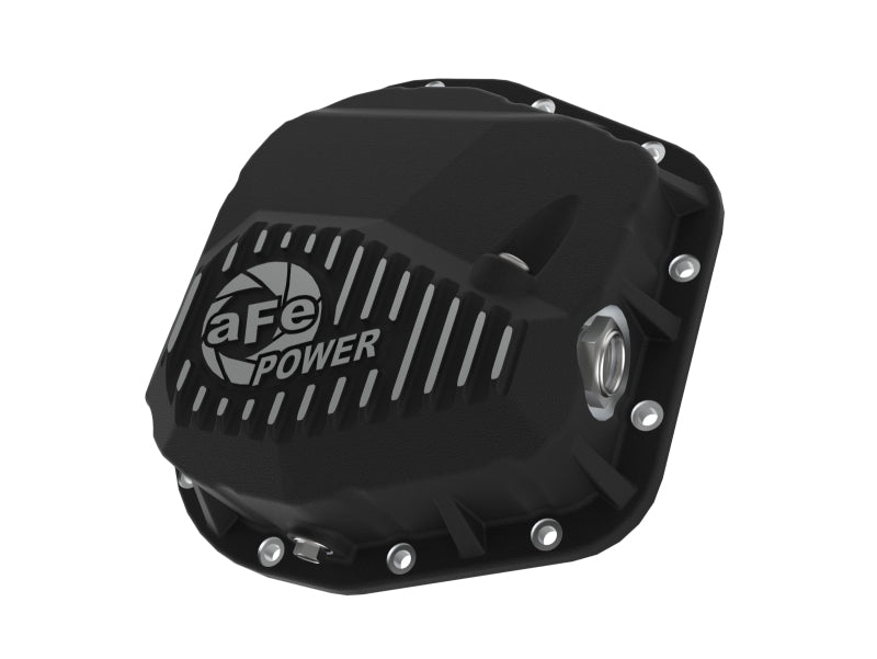 aFe 97-23 Ford F-150 Pro Series Rear Differential Cover Black w/ Machined Fins 46-71320B 46-71320B Photo - Primary