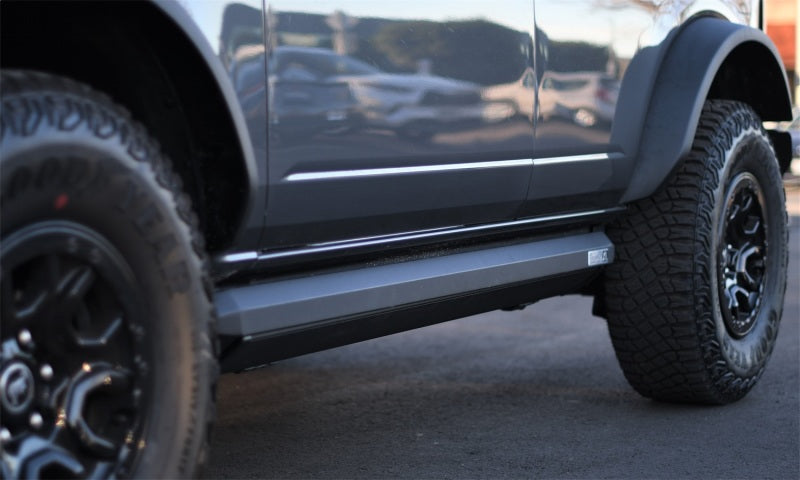 AMP Research 21-22 Ford Bronco 4 Door XL PowerStep - Black 77140-01A 77140-01A Photo - Mounted