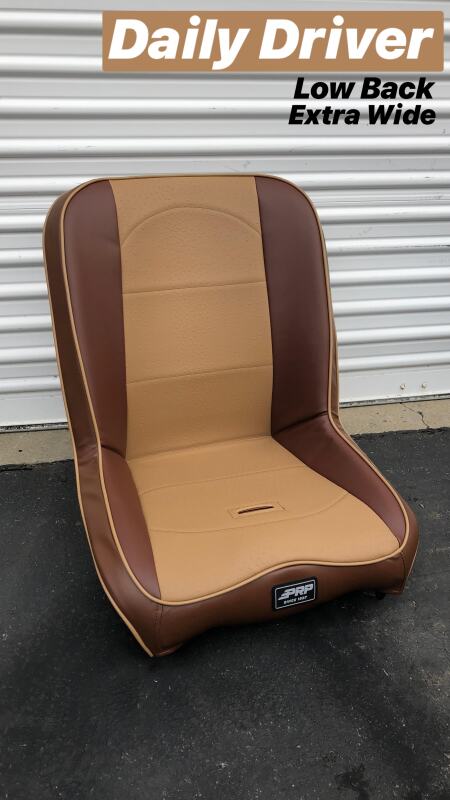 PRP Seats PRP Daily Driver Low Back Extra Wide Suspension Seat A140212 A140212 Photo - out of package