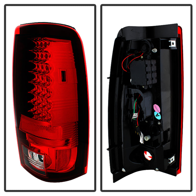 Spyder Chevy Silverado 1500 03-06 (Not Fit Stepside)LED Tail Lights Red Clear ALT-YD-CS03-LED-RC 5001740 5001740 User 1