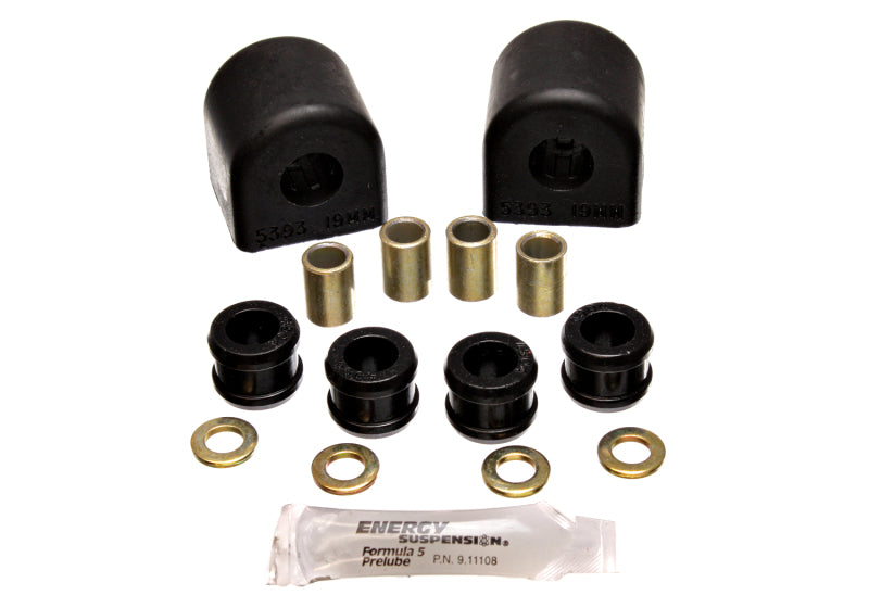 Energy Suspension Sway Bar Bushing Set Black Chevrolet Corvette All 1984-1996 3.5191G Photo - Primary