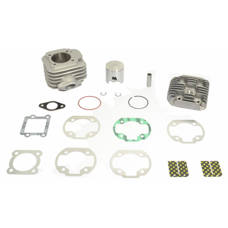 Athena 96-98 Aprilia 50 47.6mm Bore 80cc 12mm Pin Long Stroke Big Bore Cylinder Kit w/Head 074700/1 074700/1 Photo - Primary