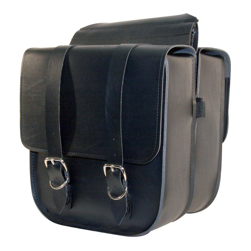 Willie & Max Universal Standard Straight Saddlebags (11 in L x 12 in W x 3.5 in H) - Black 58301-00 58301-00 User 1