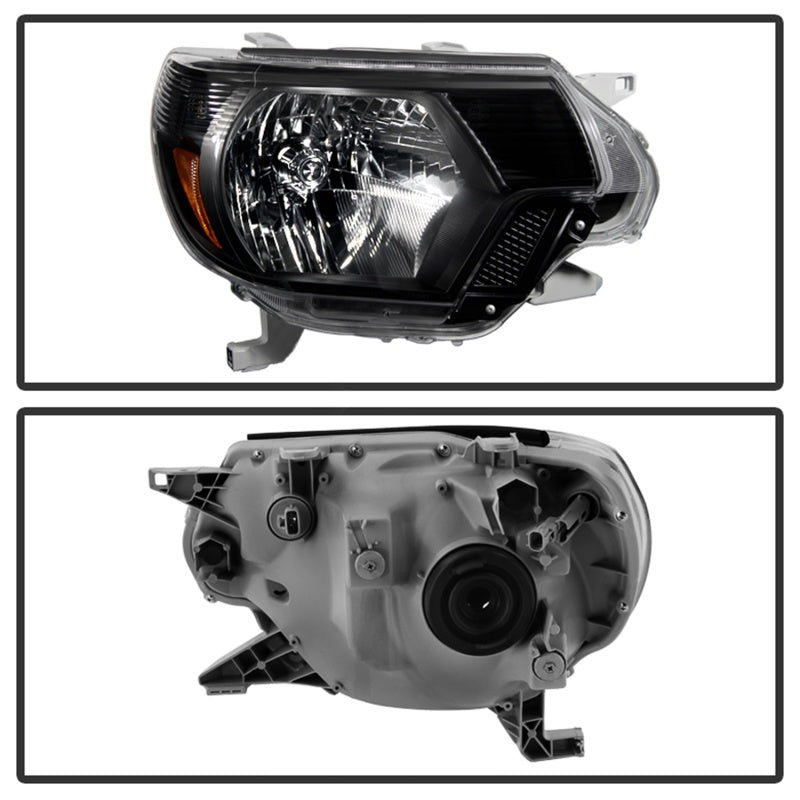 SPYDER Xtune Toyota Tacoma 2012-2015 OEM Style Headlights Black HD-JH-TTA12-AM-BK 9031069 9031069 Photo - Unmounted