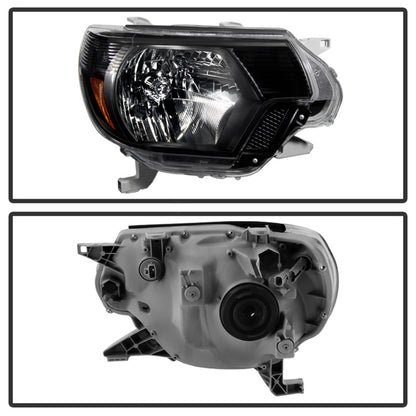 SPYDER Xtune Toyota Tacoma 2012-2015 OEM Style Headlights Black HD-JH-TTA12-AM-BK 9031069 9031069 Photo - Unmounted